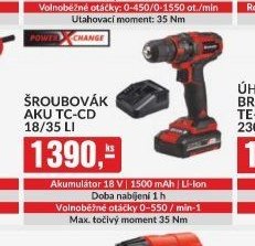ŠROUBOVÁK AKU TC-CD 18/35 LI