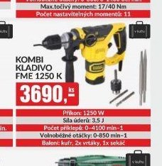 KOMBI KLADIVO FME 1250 K