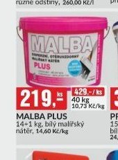 MALBA PLUS 14+1 kg