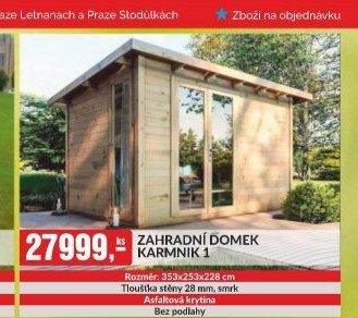 ZAHRADNÍ DOMEK KARMNIK 1