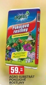 AGRO SUBSTRÁT POKOJOVÉ ROSTLINY 20L