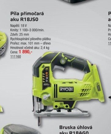 Pila přímočará aku R18JS0