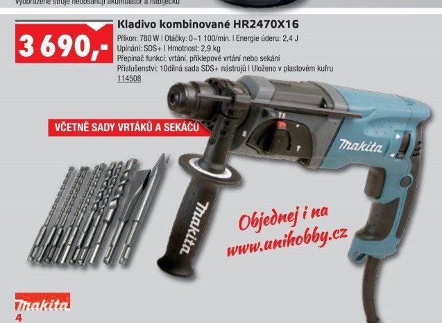 Kladivo kombinované HR2470X16