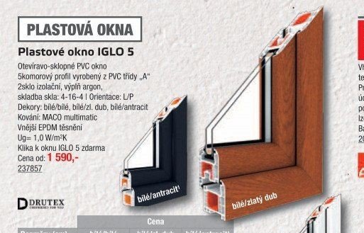 Plastové okno IGLO 5