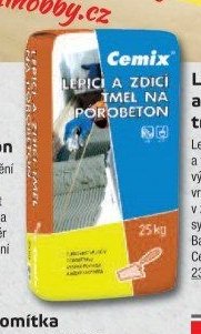 Lepicí a zdicí tmel na pórobeton