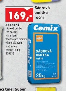 Sádrová omítka ruční