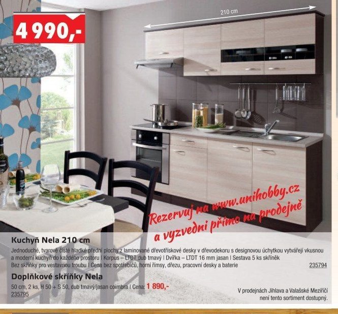 Kuchyň Nela 210 cm