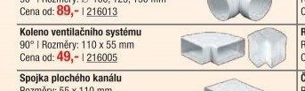Koleno ventilačního systému