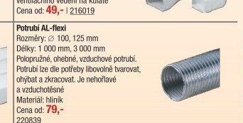 Potrubí AL-flexi