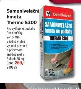 Samonivelační hmota Thermo S300