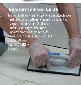 Sanitární silikon CS 25