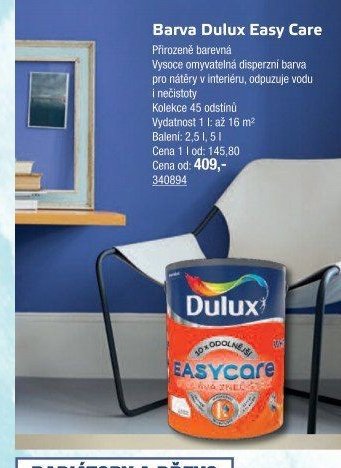 Barva Dulux Easy Care