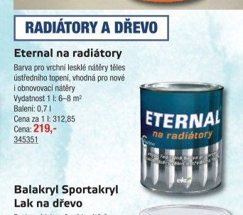 Eternal na radiátory