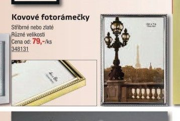 Kovové fotorámečky