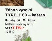 Záhon vysoký TYRELL 80 - kaštan