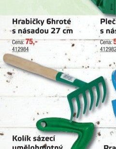 Hrabičky 6hroté s násadou 27 cm