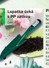 Lopatka úzká s PP zátkou