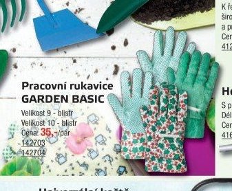 Pracovní rukavice GARDEN BASIC