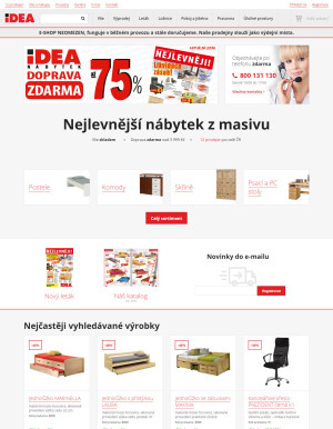 akční leták IDEA nábytek 2.2.2021-8.2.2021
