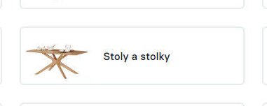 Stoly a stolky