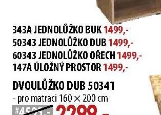 343A JEDNOLŮŽKO BUK, 50343, 60343, 147A