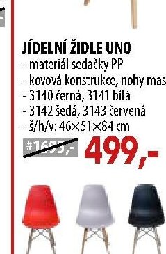 JÍDELNÍ ŽIDLE UNO 3140, 3142