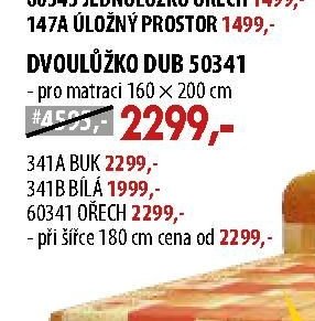 DVOULŮŽKO DUB 50341, 341A, 341B, 60341