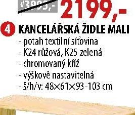 KANCELÁŘSKÁ ŽIDLE MALI