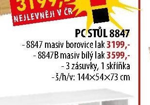 PC STŮL 8847