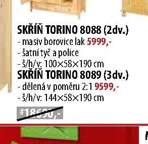 SKŘÍŇ TORINO 8088 / 8089