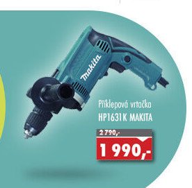Příklepová vrtačka HP1631K MAKITA