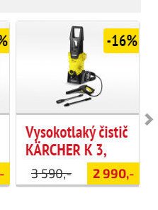 Vysokotlaký čistič KÄRCHER K 3,