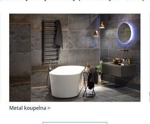 Metal koupelna