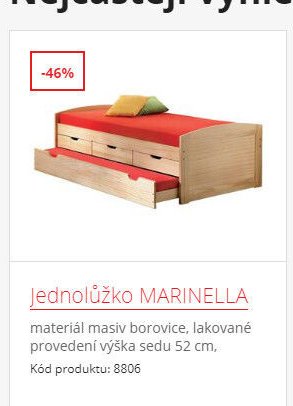 Jednolůžko MARINELLA