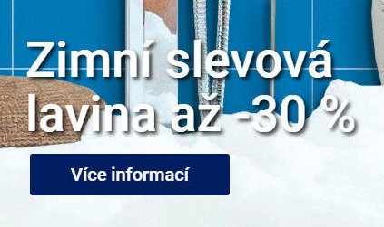 Zimní slevová lavina až -30 %