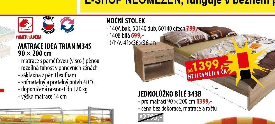 Matrace Idea Trian M34S
