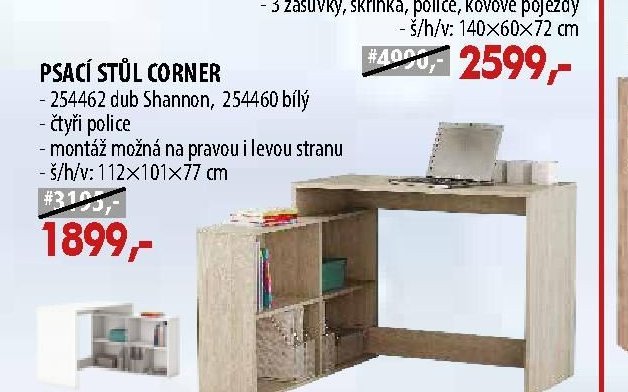 Psací stůl Corner