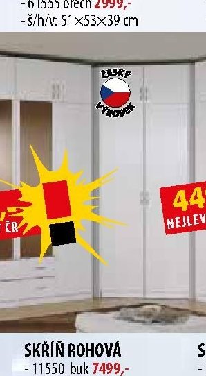 SKŘÍŇ ROHOVÁ 11550, 21550, 61550