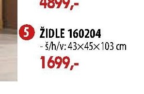 ŽIDLE 160204