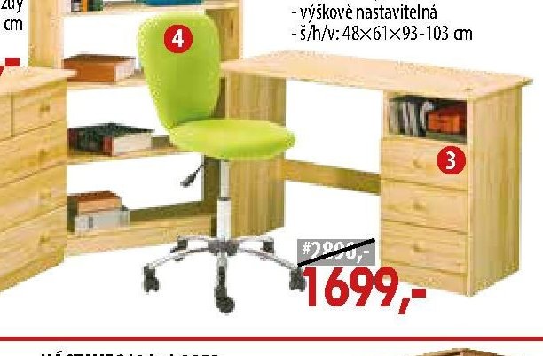 KANCELÁŘSKÁ ŽIDLE