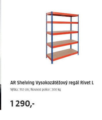 AR Shelving Vysokozátěžový regál Rivet L