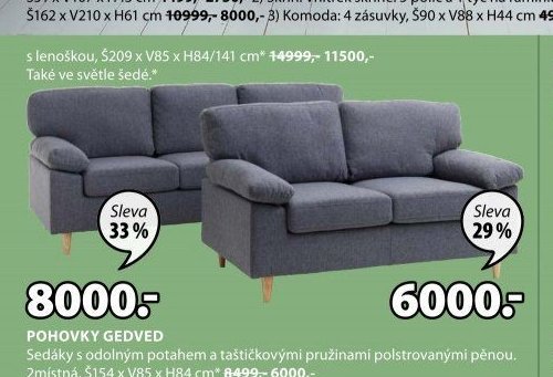 Pohovka GEDVED 2místná