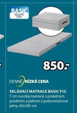 SKLÁDACÍ MATRACE BASIC F15