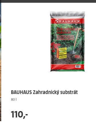 BAUHAUS Zahradnický substrát 80 l