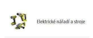 Elektrické nářadí a stroje
