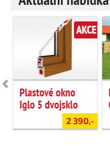 Plastové okno Iglo 5 dvojsklo