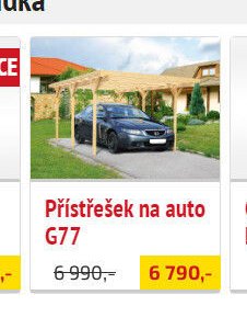 Přístřešek na auto G77