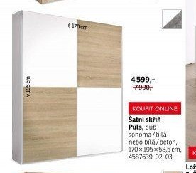 Šatní skříň Puls