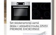 Set sklokeramická varná deska + vestavěná trouba 225153 PREMIERE EHC9E33501E