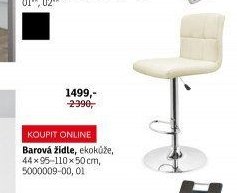 Barová židle, ekokůže